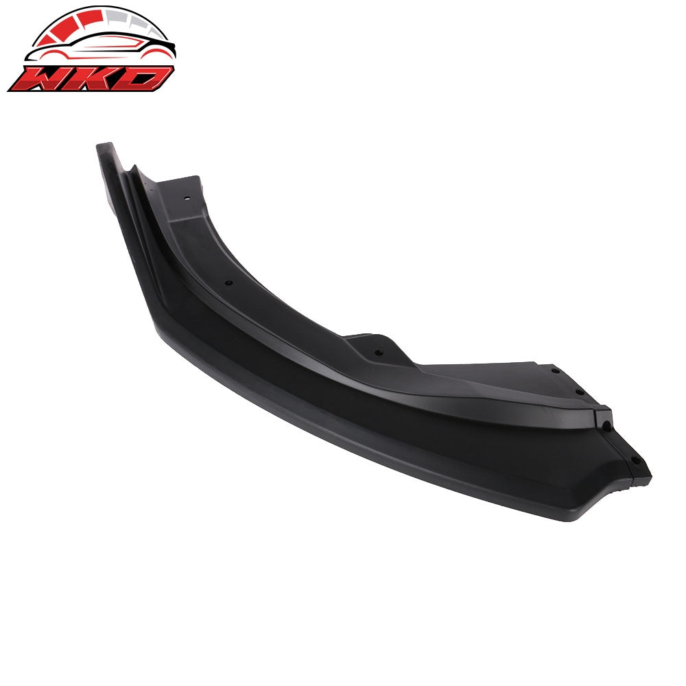 Fits 18-20 Toyota Camry V2 Style Unpainted Front Bumper Lip Spoiler 3PC Splitter