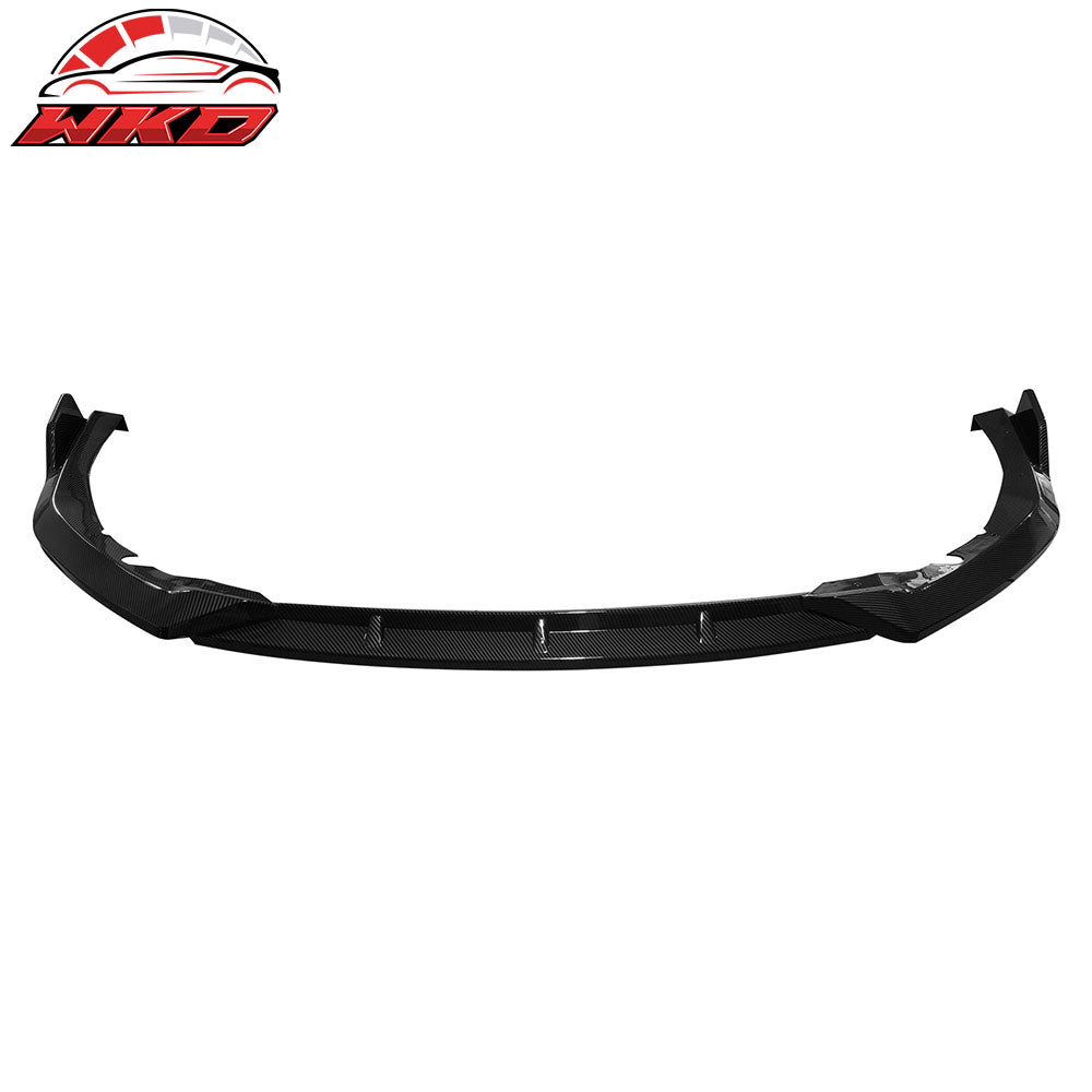 Fits 25-26 Toyota Camry SE XSE IKON V2 3PC Front Bumper Lip Carbon Fiber Print