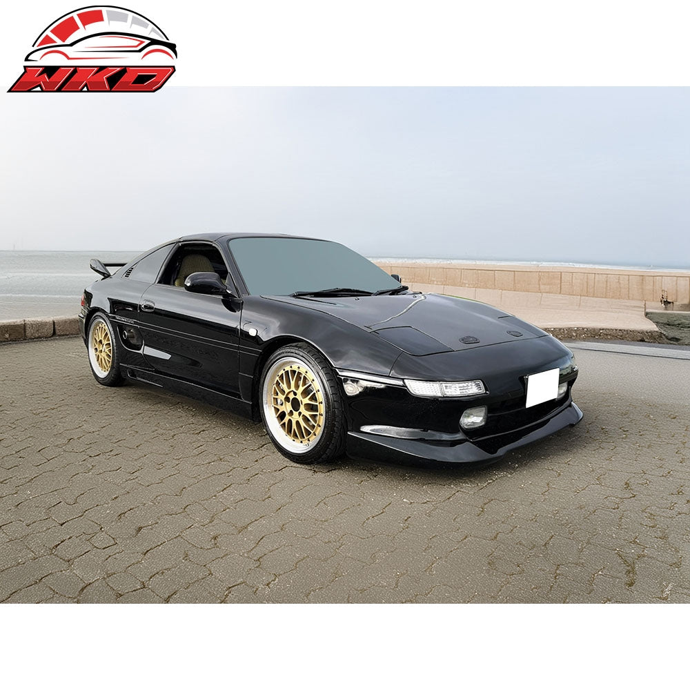 Fits 91-95 Toyota MR2 AW Aeroware Style Front Bumper Lip Spoiler Unpainted - PU