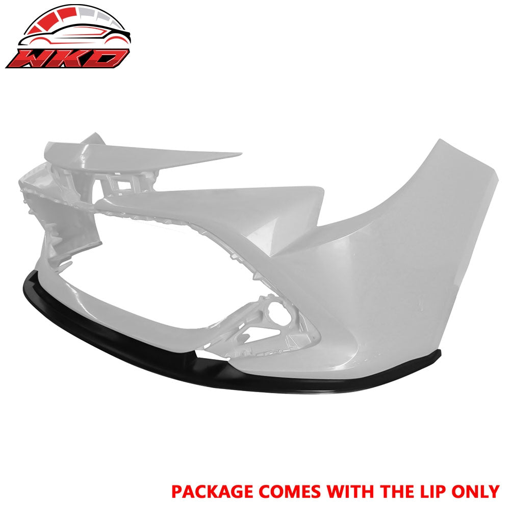 Fits 19-22 Toyota Corolla SE/XSE Hatchback MDA Style Front Bumper Lip Spoiler PU