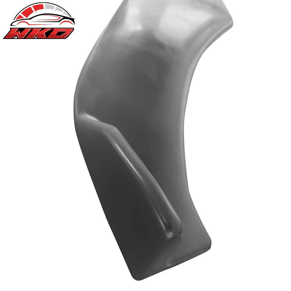 Universal V3 Style Front Bumper Lip Spoiler Splitters Protector PU Unpainted 2PC