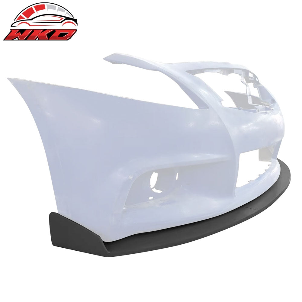 Fits 10-13 Infiniti G37 & 11-12 G25 Sedan IKON Front Bumper Lip Spoiler PU 3PCS