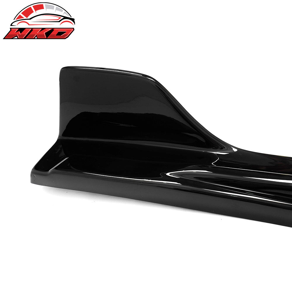 For 17-20 Lexus IS Artisan Style Front Lip& Rear Aprons& Side Skirts Gloss Black