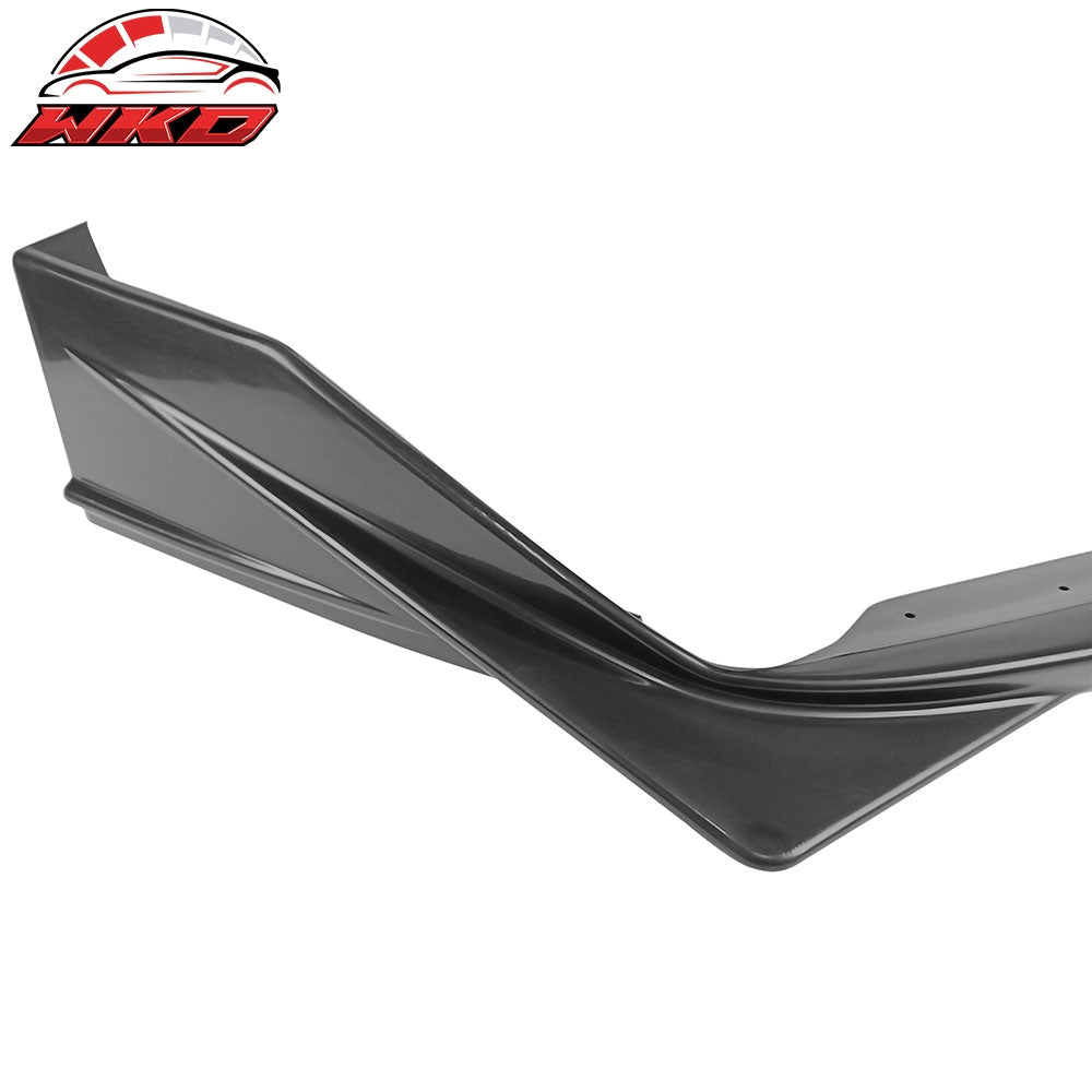 Fits 15-21 Subaru WRX STI S208 Style Front Bumper Lip Spoiler Unpainted PP 3PCS