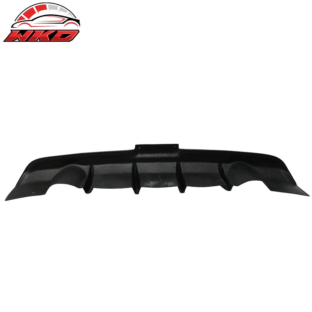 Fits 03-07 Infiniti G35 Coupe Ikon Aero 4Fin Rear Bumper Valance Add-On Diffuser