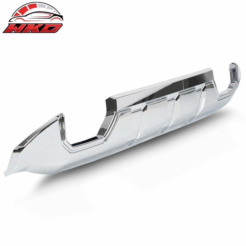 Fits 16-18 GMC Sierra 1500 Chrome Front Bumper Skid Plate Protective Armor