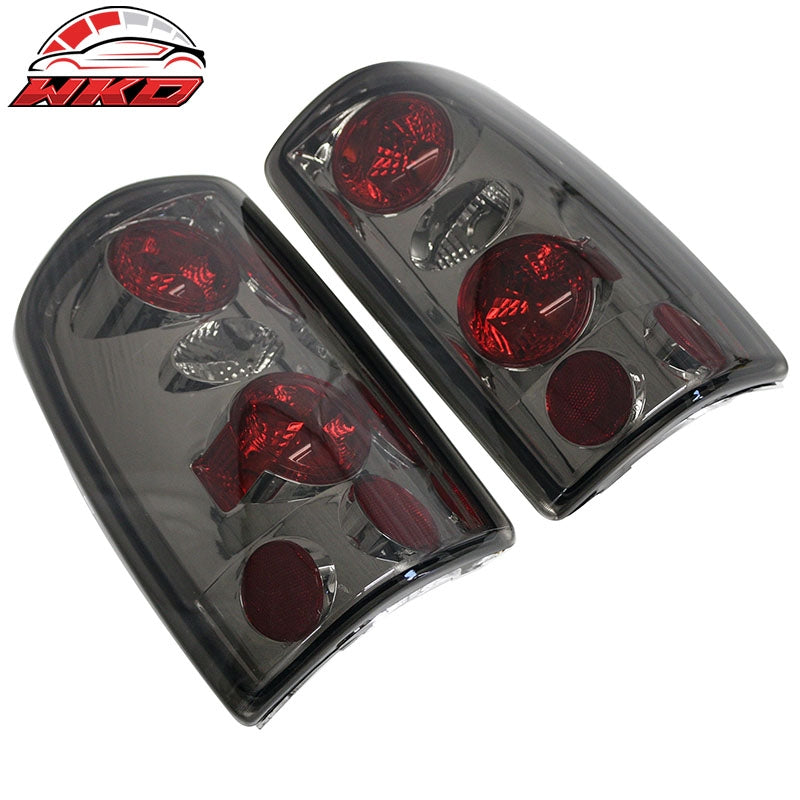 Fits 00-06 GMC Yukon XL 1500/2500 Tail Lights Rear Brake Lamps Smoke Housing