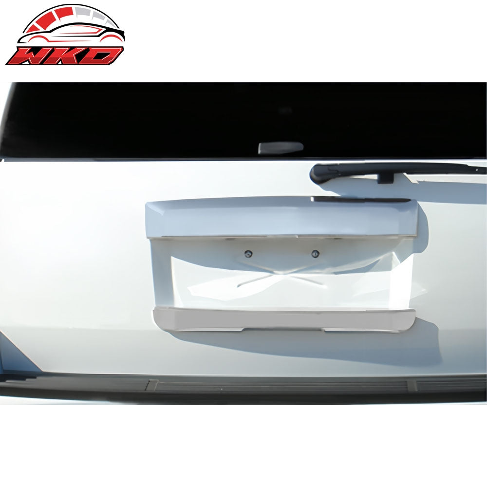 Fits 07-13 GMC Yukon Trunk Rear Door Tailgate Top Molding Cover Trim Chrome ABS