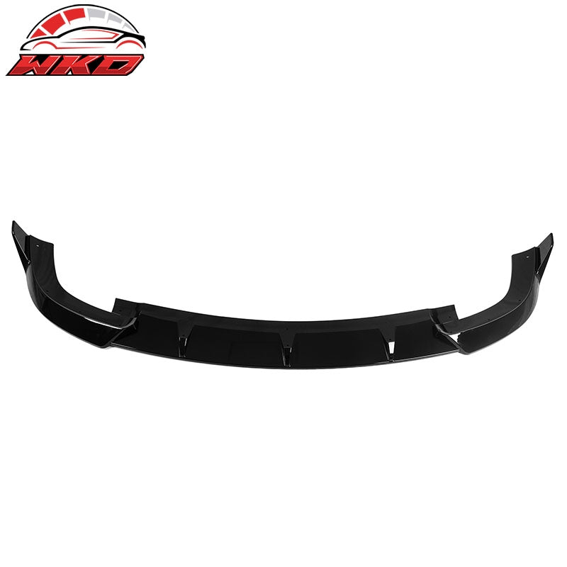 Fits 17-21 Grand Cherokee SRT IKON V2 Front Bumper Lip Chin Spoiler Gloss Black