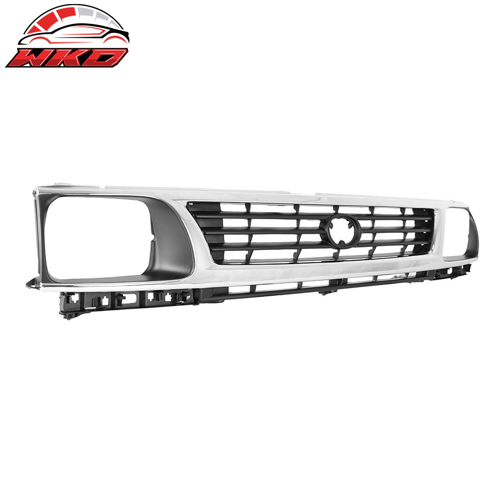 Fits 95-97 Toyota Tacoma OE Style Front Bumper Upper Grille Grill Assembly ABS