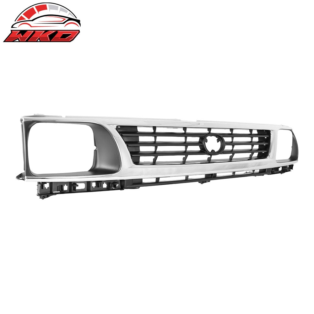 Fits 95-97 Toyota Tacoma OE Style Front Bumper Upper Grille Grill Assembly ABS