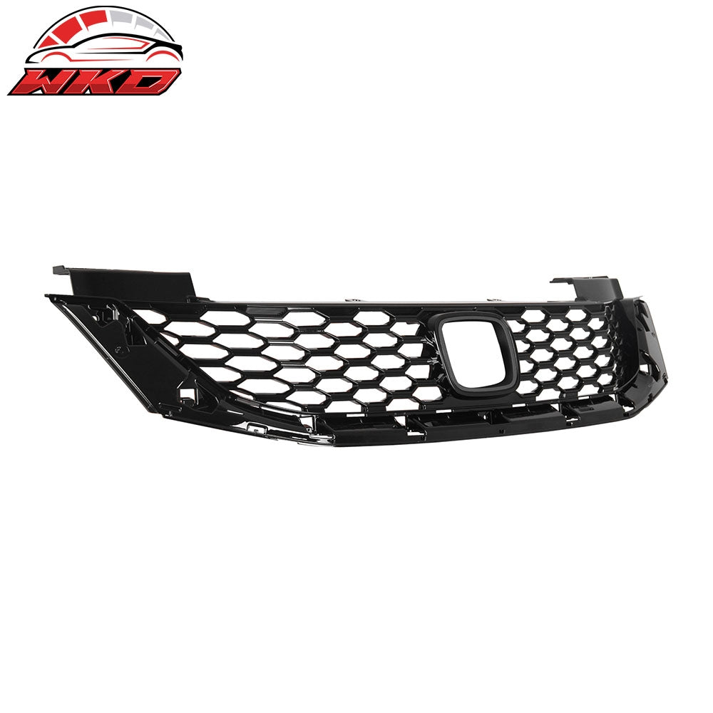 Fits 13-15 Honda Accord Coupe OE Style Front Bumper Upper Grille Mesh Grill ABS