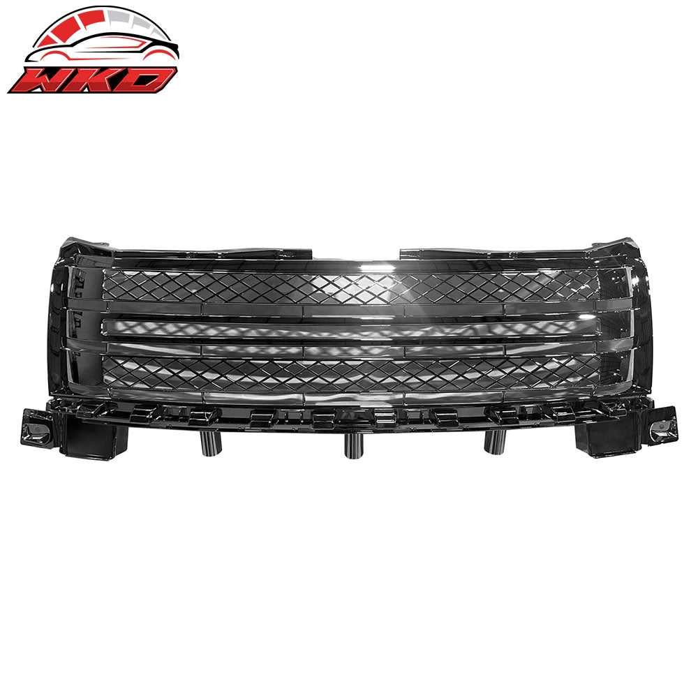 Fits 07-10 Ford Edge Mesh Style Front Bumper Hood Grille Grill ABS Chrome