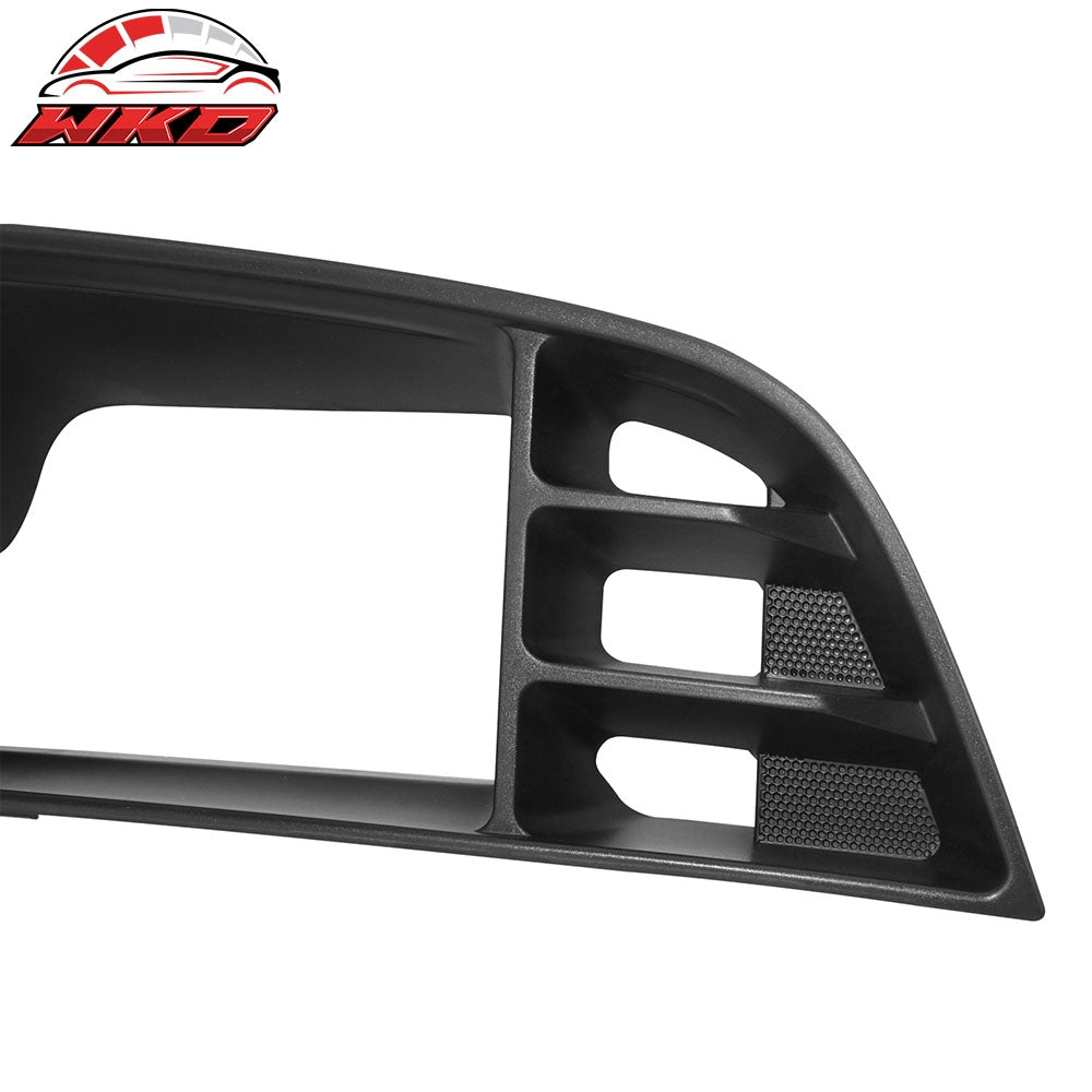 Fits 10-14 Ford Mustang GT500 OE Style Upper Lower Grille + PP Front Bumper Lip