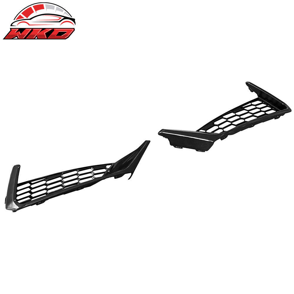 Fits 24-26 Ford Mustang Dark Horse Front Bumper Upper Lower Insert Grille Covers