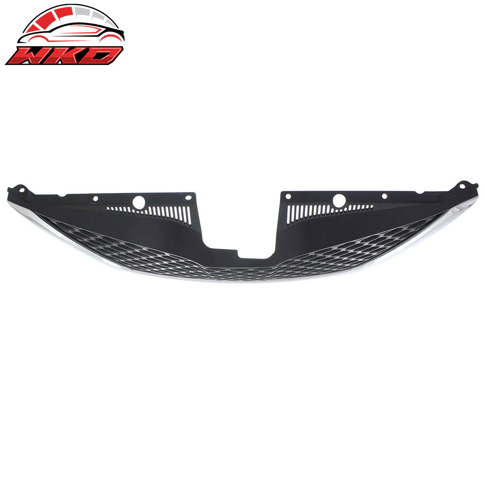 Fits 11-17 Toyota Sienna SE Style Front Upper Mesh Grill Chrome Black