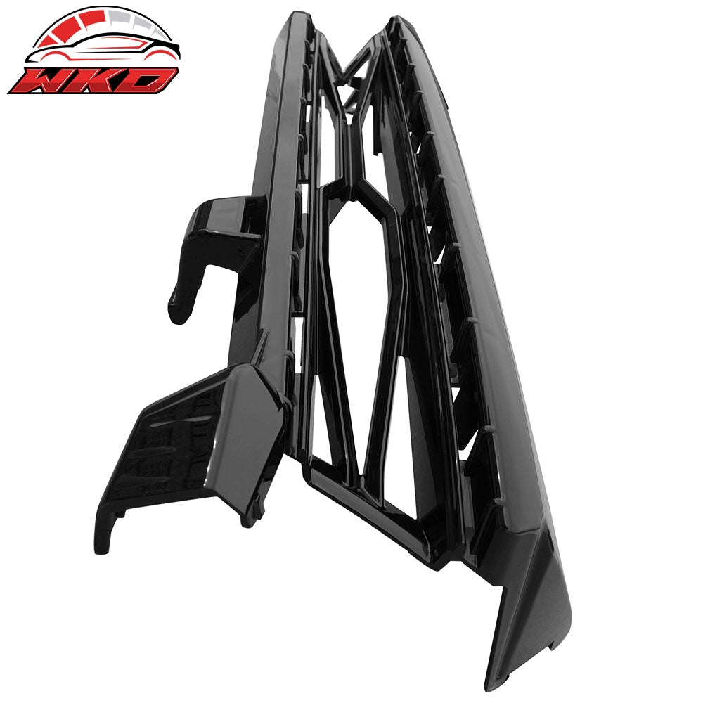 Fits 16-24 Chevy Camaro 2Dr ZL1 Style Unpainted Black Upper Grille - ABS