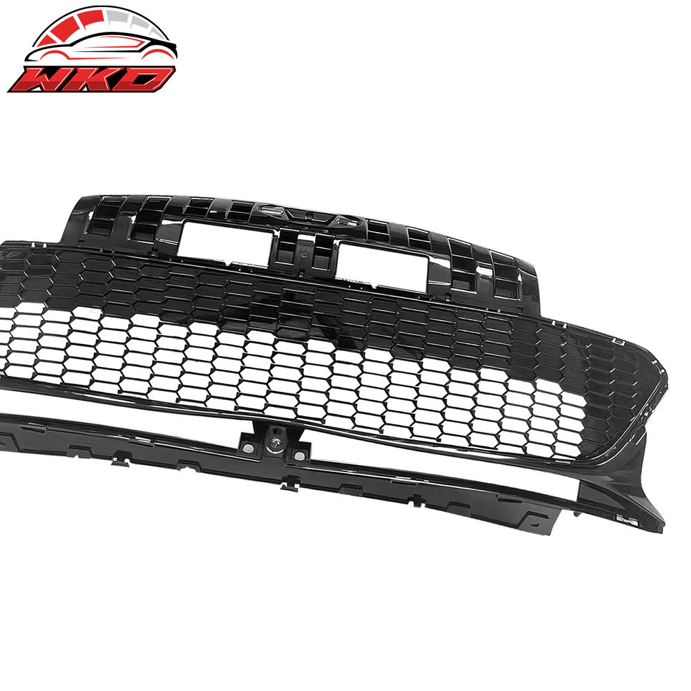 For 22-25 Subaru BRZ ZD8 GR Honeycomb Style Gloss Black Front Bumper Hood Grille