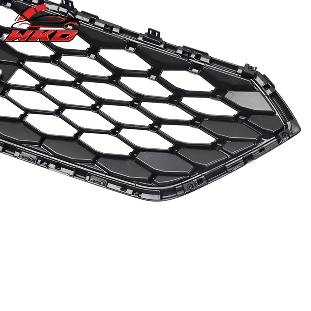 Fits 22-25 Subaru WRX 4DR JMD 2 Style Front Bumper Upper Grille ABS Gloss Black