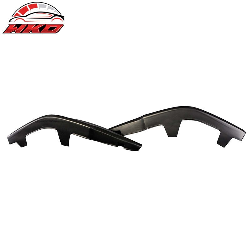 Fits 11-12 Honda Accord Sedan 4Dr OE Style Front Bumper Lip Splitters Kit PP 2PC