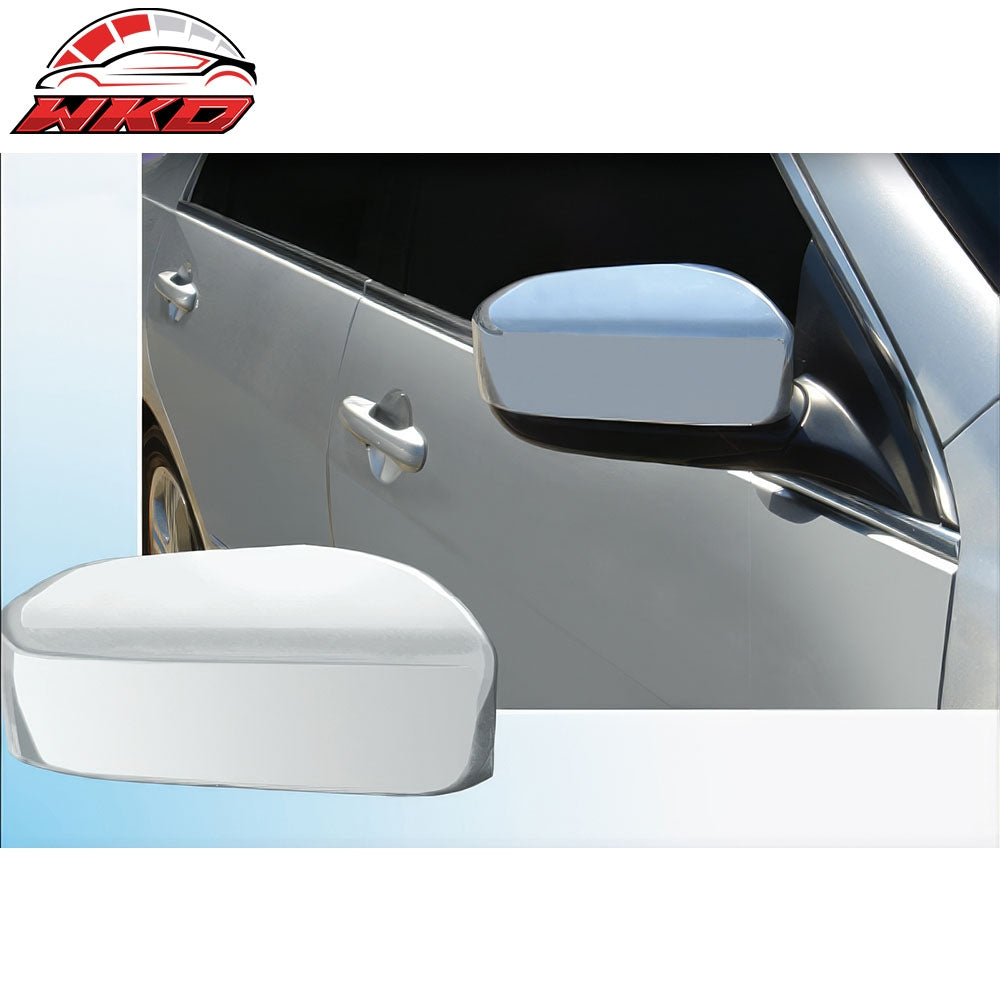 Fits 03-07 Honda Accord 2PCS Side Rearview Mirror Cover Cap Replacement Chrome