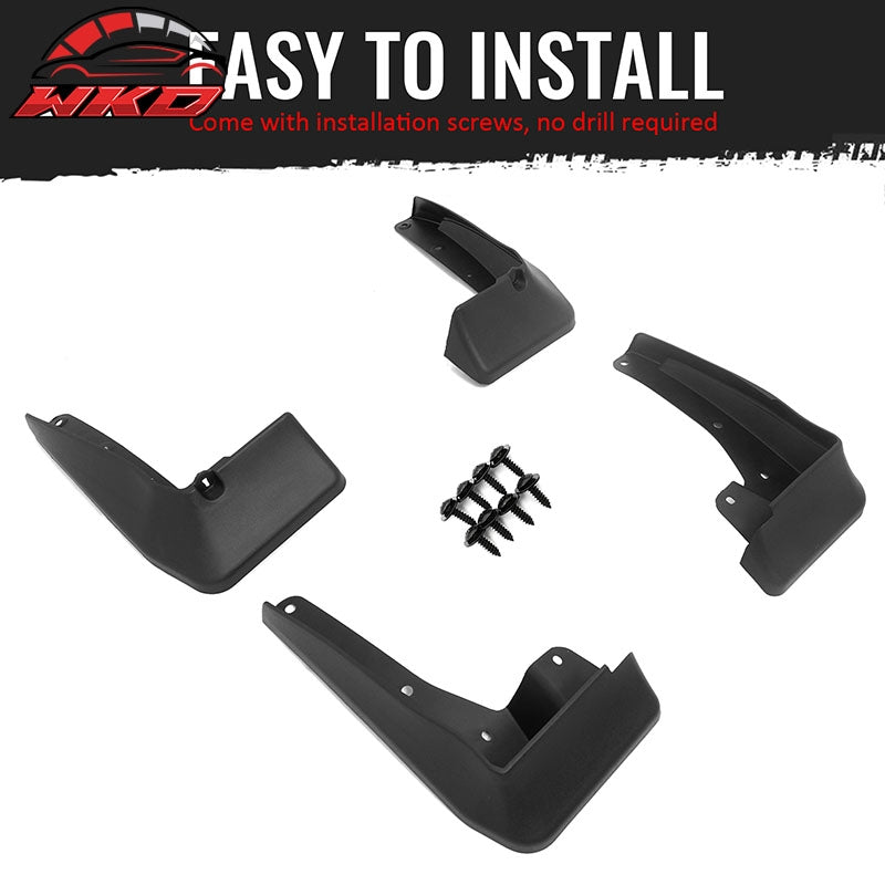 Fits 22-26 Honda Civic 11th Gen Sedan 4Dr Mud Flaps Wheel Arch Splash Guards PP