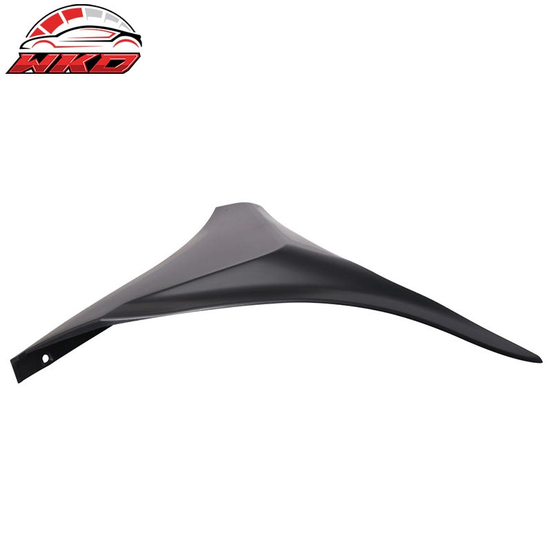 Fits 16-18 Honda Civic HFP Style Front Bumper Lip Splitter Side Corner Apron PP