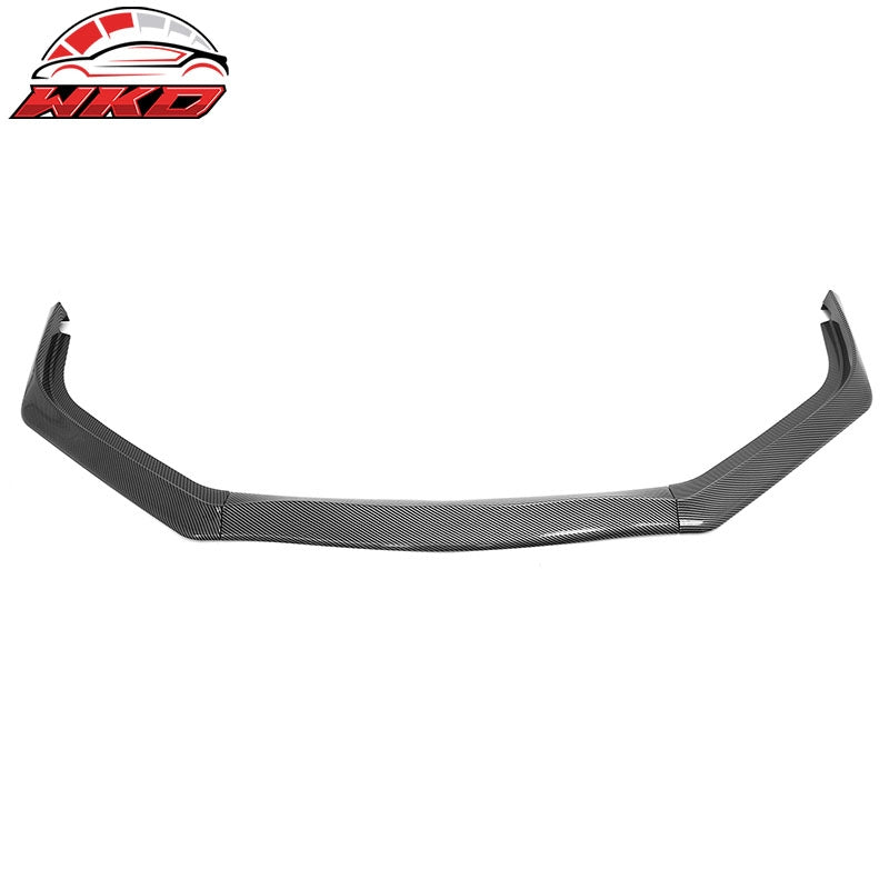 Wholesale For 13-15 Honda Civic Sedan GT Style Front Bumper Lip Carbon Fiber Print PP 3PCS - Wikond Auto
