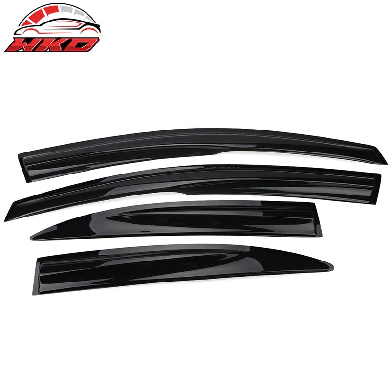Fit 06-11 Honda Civic Sedan Mugen Style Window Visors Acrylic Sun Rain Guard 4PC