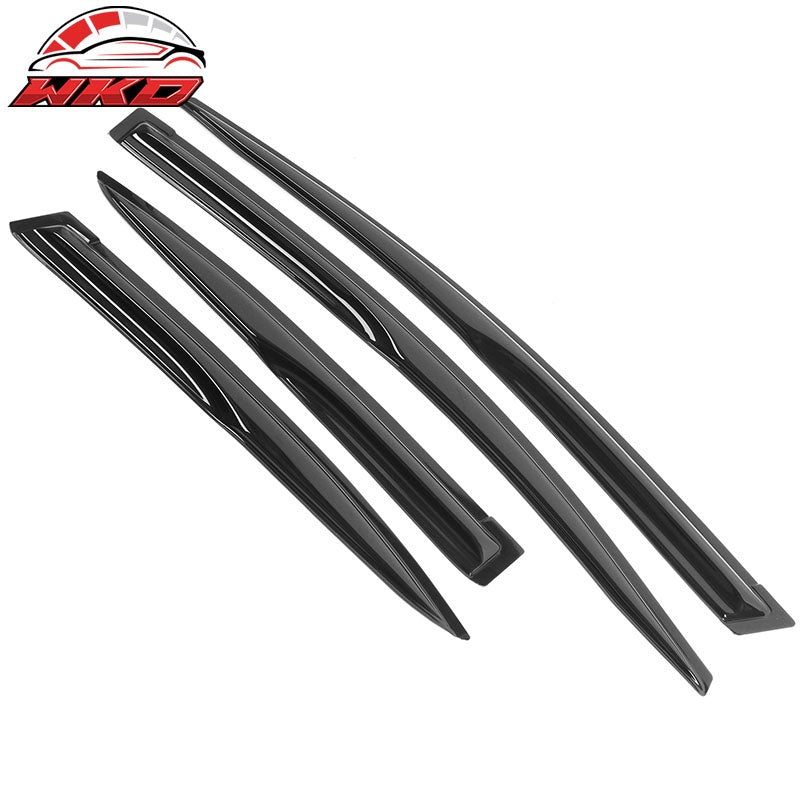 Fits 12-15 Honda Civic Sedan Mugen Style Window Visors Acrylic Rain Guards 4Pcs