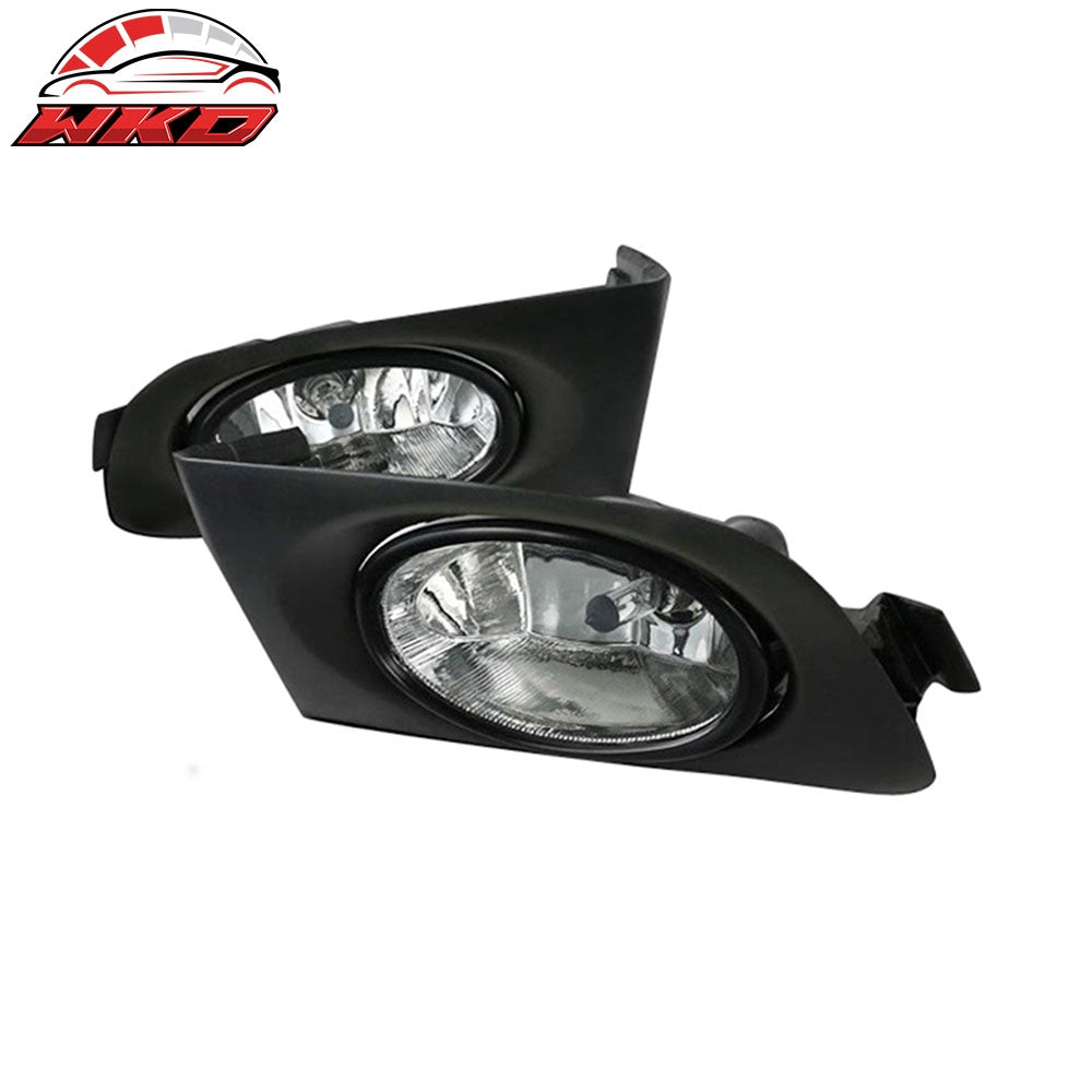 Wholesale 01-03 Honda Civic 4DR Sedan 2DR Coupe Clear Lens Fog Lights Lamps Pair
