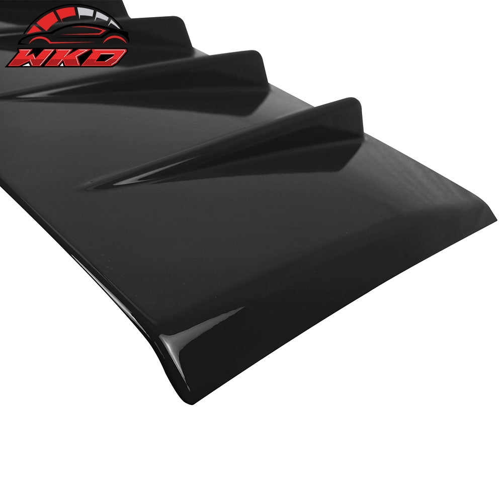 Fits 06-11 Honda Civic 8th Gen Sedan Shark Fin Roof Spoiler #NH547 Berlina Black