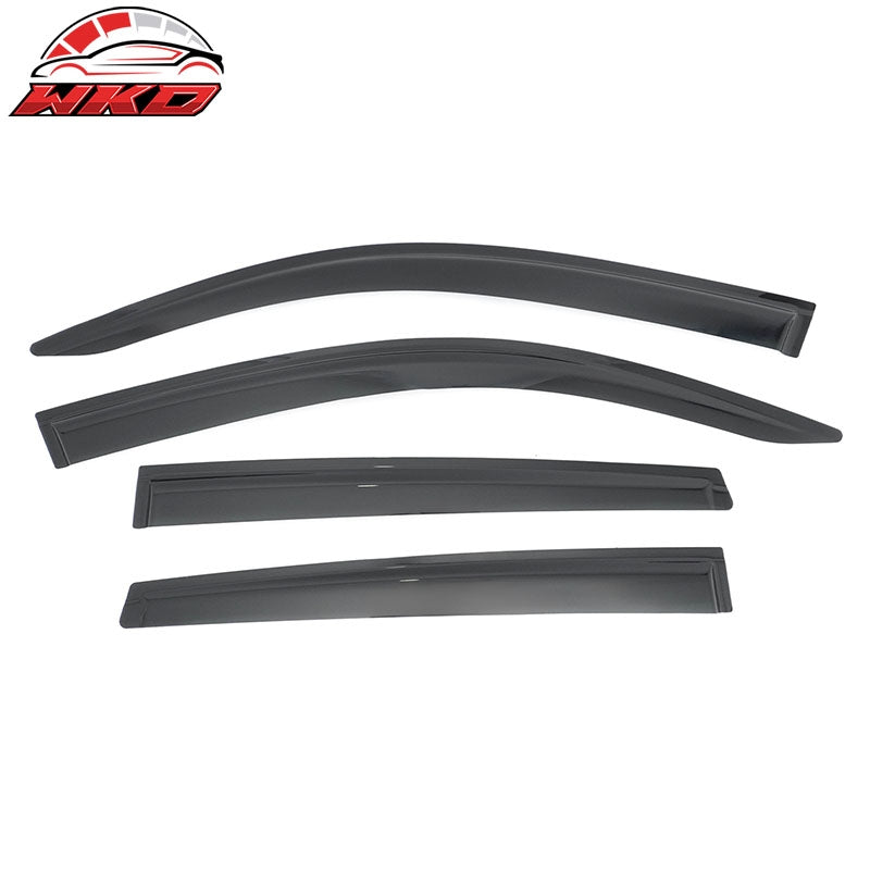 Fits 23-26 Honda HR-V Window Visors Smoke Acrylic Side Door Rain Shade 4PCS Set