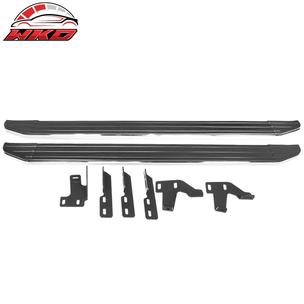 Fits 09-15 Honda Pilot V2 Style Running Boards Aluminum Side Step Bar Pair