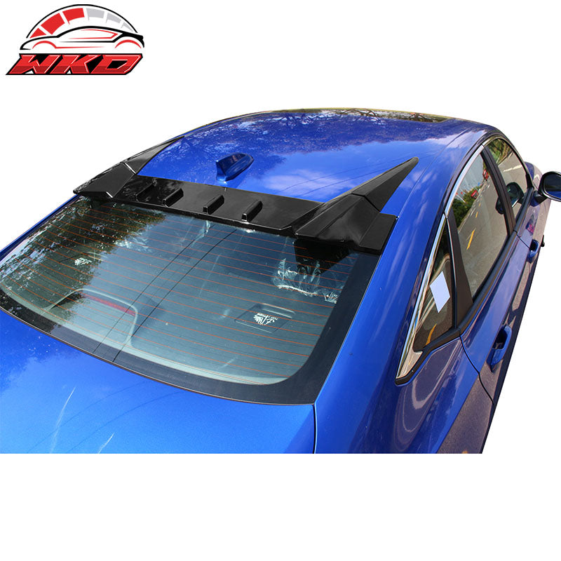 Fits 22-26 Honda Civic 11th Gen Sedan Type R TR Matte Black Rear Roof Spoiler