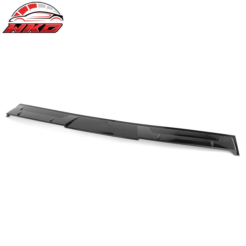 Fits 18-22 Honda Accord Ikon Style Rear Roof Spoiler Wing Carbon Fiber Print ABS