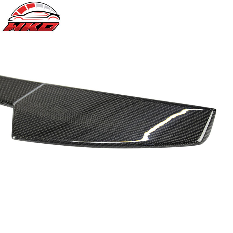 Fit 16-20 Honda Civic X 10th Gen Coupe V Style Carbon Fiber CF Roof Spoiler Wing