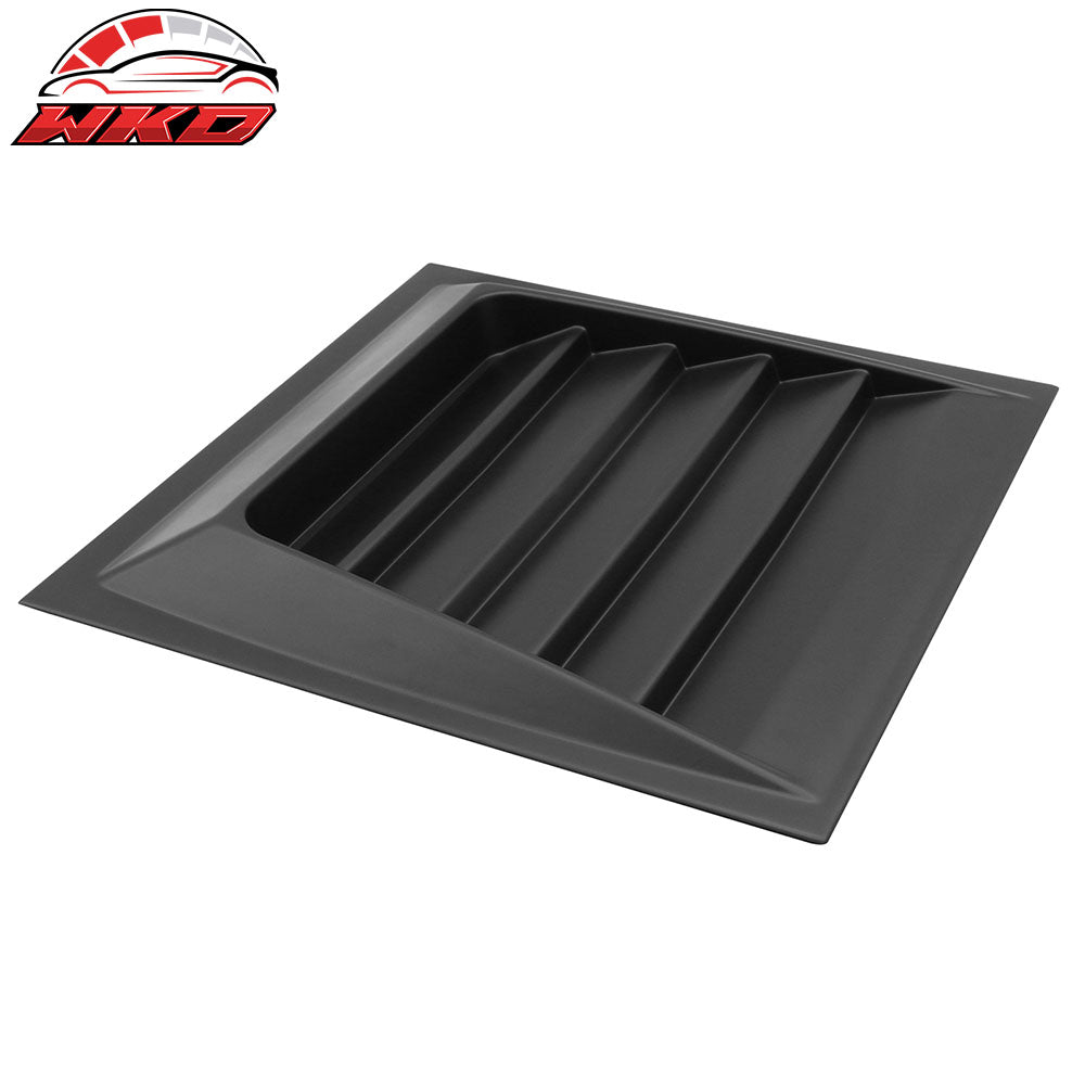 Fits Universal DMAX Style Air Flow Hood Vent Scoop Bonnet Cover Primer Black ABS