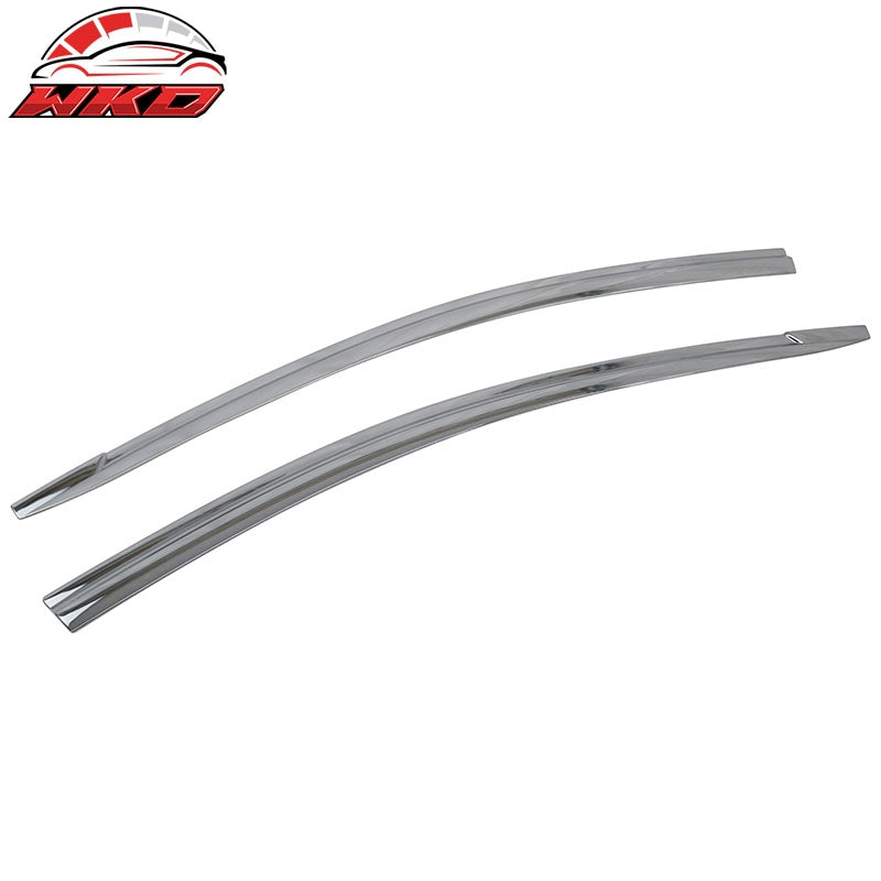 Fits 17-22 Hyundai Ioniq Window Visors ABS Chrome Sun Rain Guard Deflector 6PCS