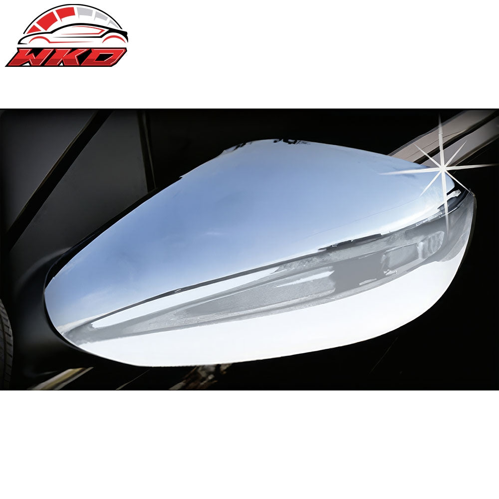 Fits 11-14 Hyundai Sonata SE GLS Rear View Mirror Covers Caps Overlay Chrome ABS