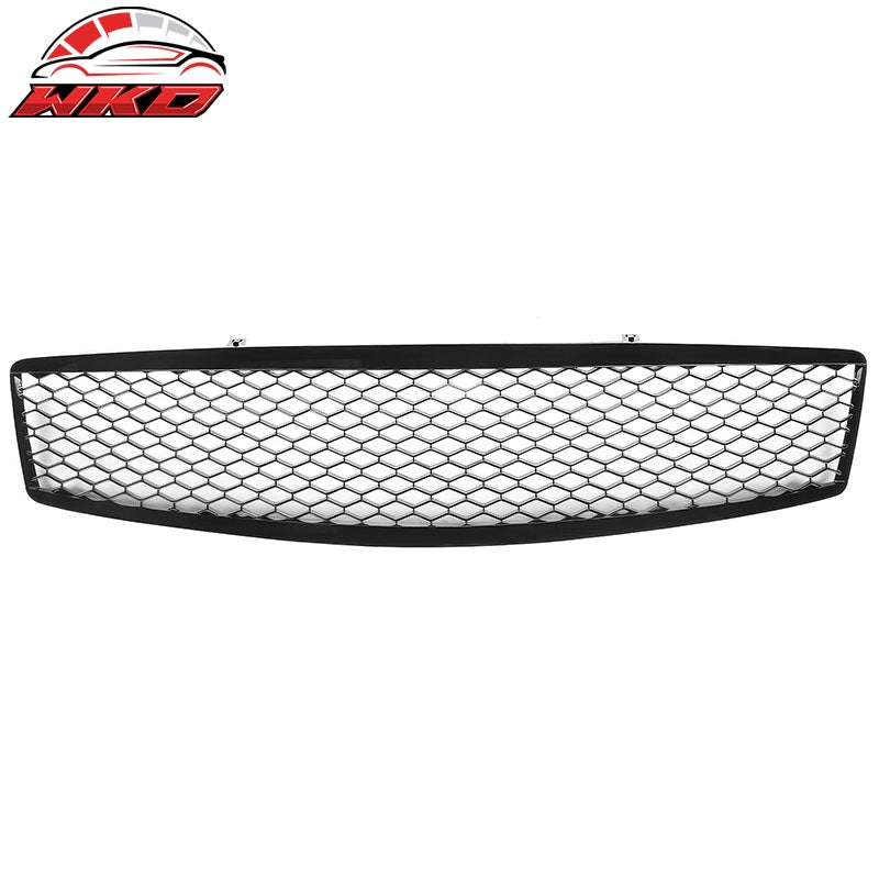 Fits 07-08 Infiniti G35& 09 G37 4Dr Honeycomb Style Upper Grille Gloss Black ABS