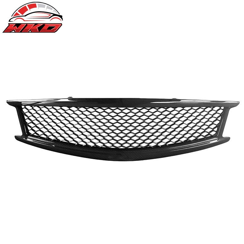 Fits 10-15 Infiniti G37 G25 Q40 Sedan Honeycomb Style Grille Carbon Fiber Print