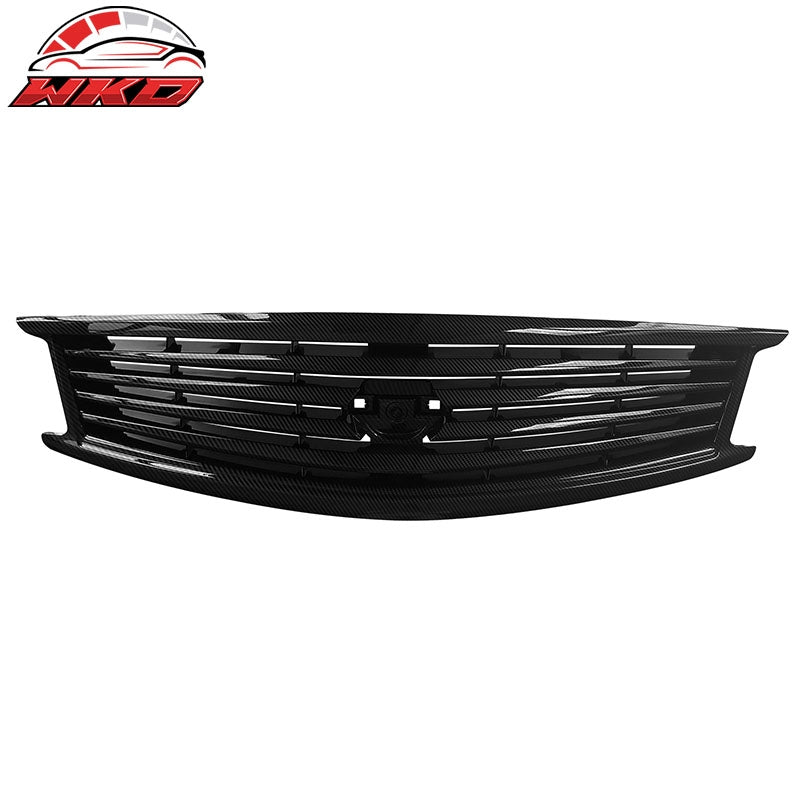 Fits 10-15 Infiniti G37 G25 Q40 Sedan OE Style Upper Grille Carbon Fiber Print