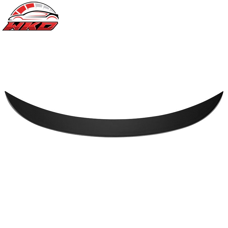 Fits 14-24 Infiniti Q50 AS Style Rear Trunk Spoiler Wing Lip Matte Black ABS