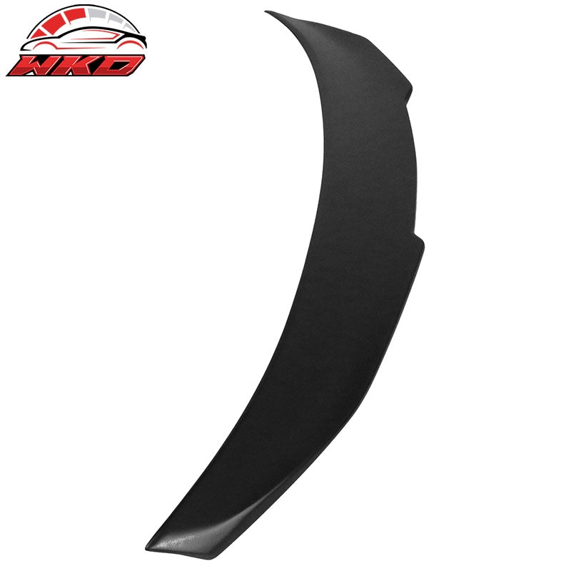 Fits 14-24 Infiniti Q50 PSM Style Rear Trunk Spoiler Wing Lip ABS Matte Black