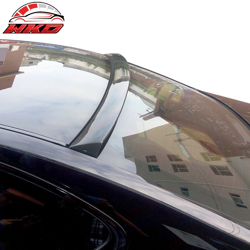 Fits 14-24 Infiniti Q50 V37 ST Style Rear Roof Spoiler Wing Real Carbon Fiber CF