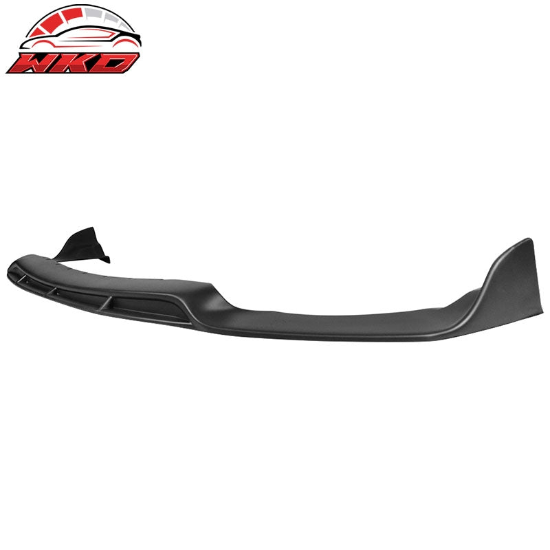 Fits 17-19 Infiniti QX30 IKON Style Front Bumper Lip Spoiler Unpainted Black PP