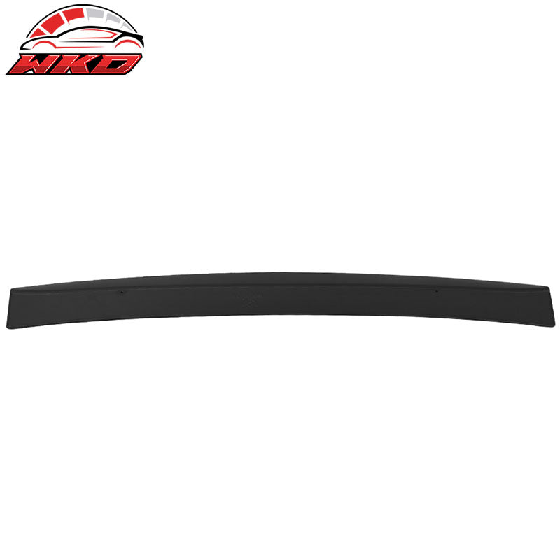 Fits 14-24 Infiniti Q50 IKON Style Rear Roof Window Spoiler Unpainted Black ABS