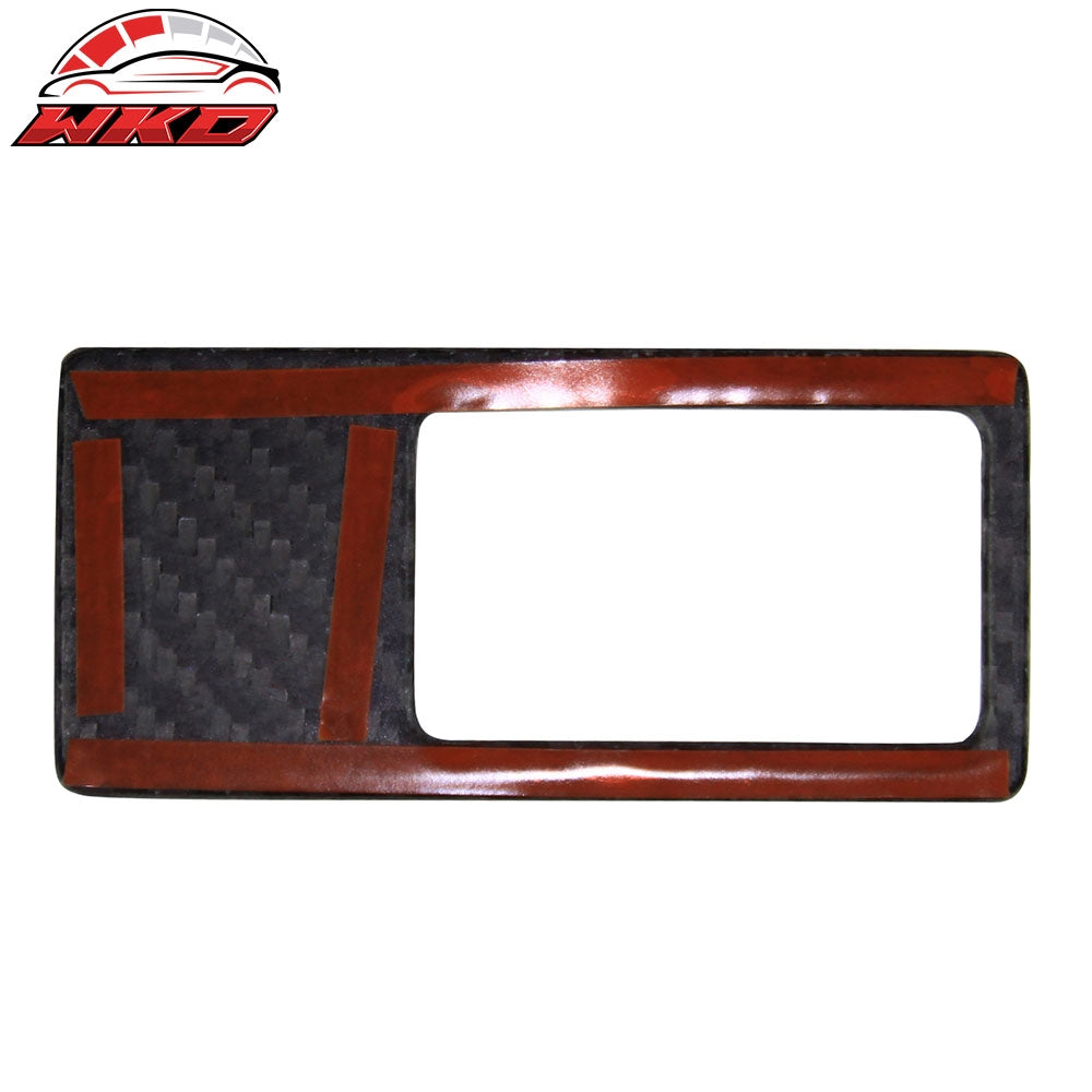 Fits 16-26 Mazda MX-5 Miata Carbon Fiber Interior Smart Idle Stop System Cover