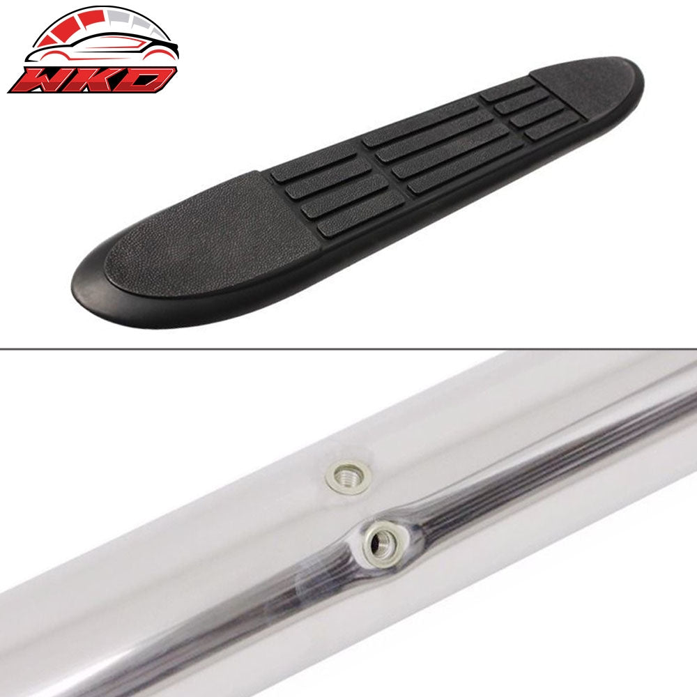 Fits 84-01 Jeep Cherokee 3 Inch Stainless Steel Side Steps Running Boards
